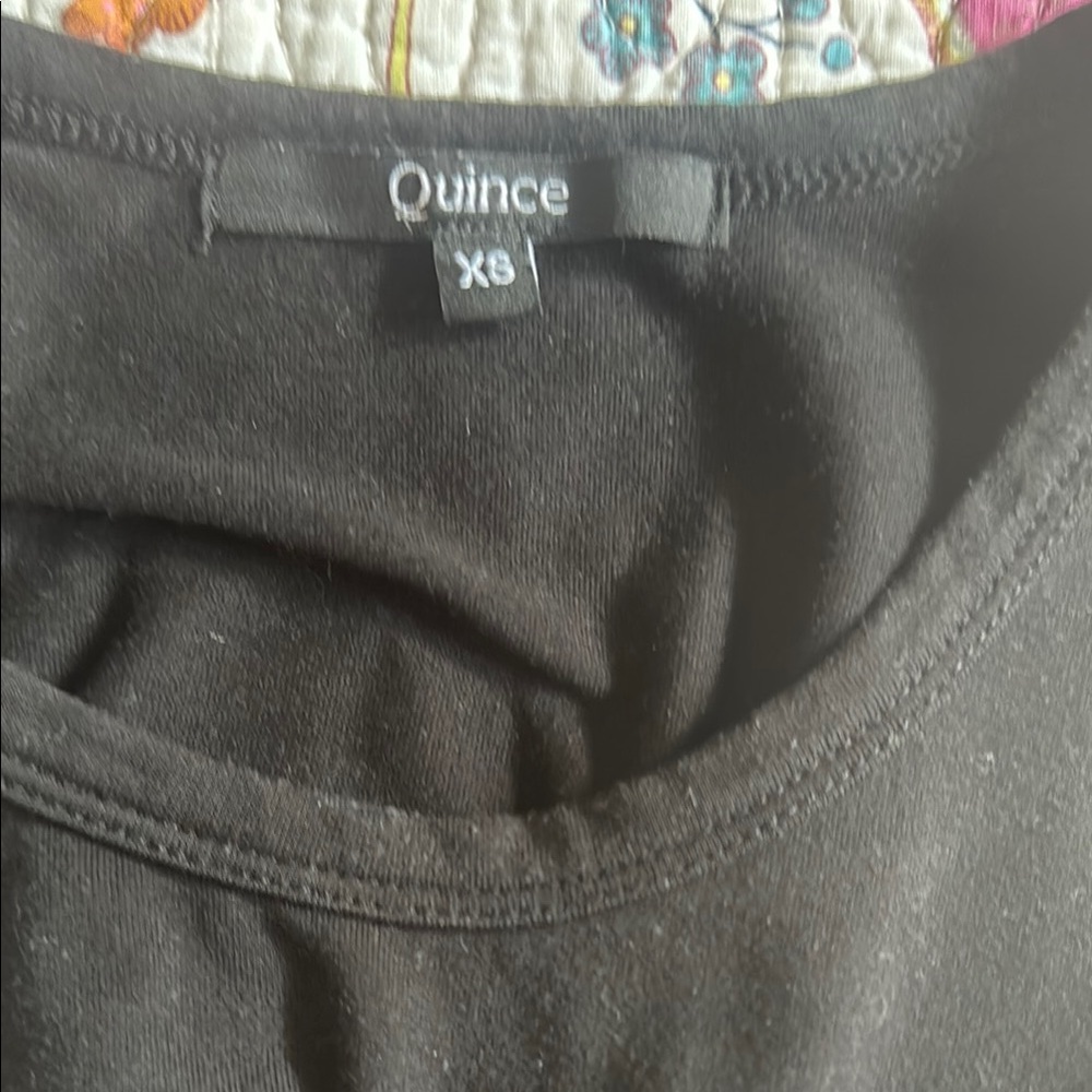 Quince Black Sleeveless Maxi Dress - Picture 2 of 3